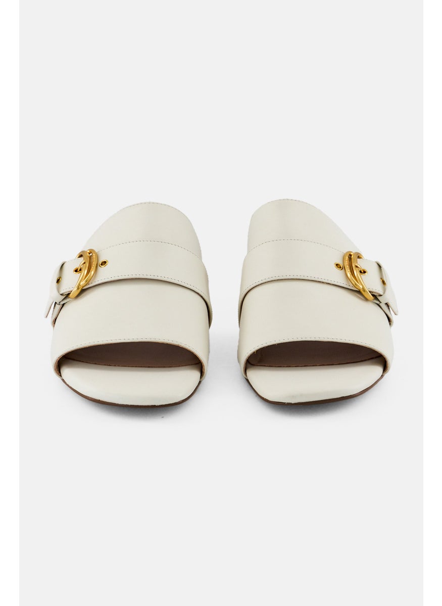 COLE HAAN Women Slip On Sandal, Ivory  - Image 4