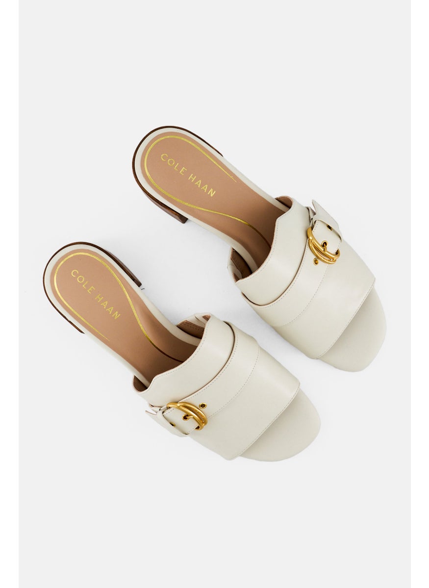 COLE HAAN Women Slip On Sandal, Ivory  - Image 3