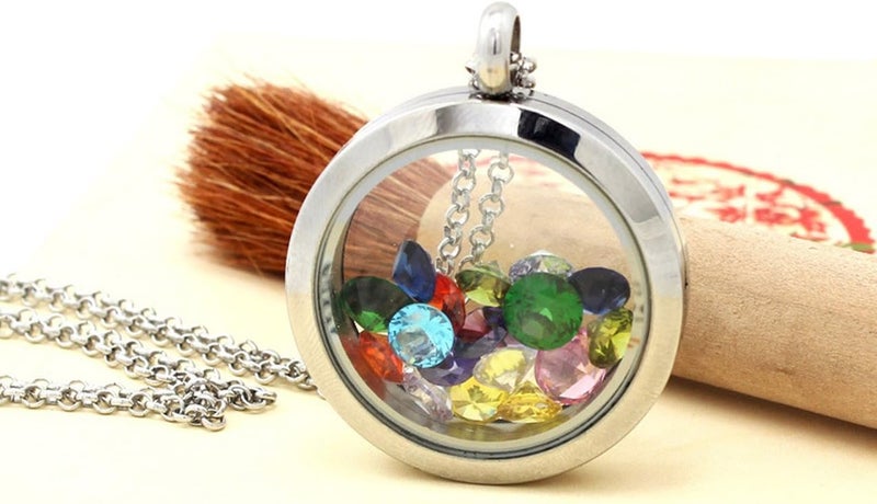 Beffy Birthstone Charms - 96Pcs 5mm Birthday Crystal Charms for Glass Living Floating Memory Locket Bracelet Pendant Necklace - Image 5