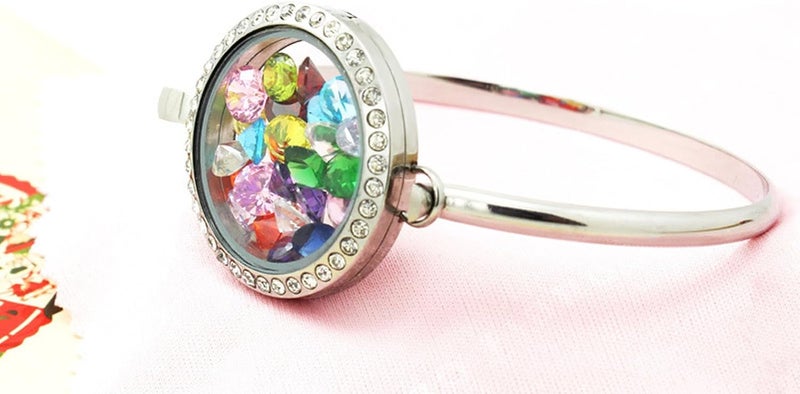Beffy Birthstone Charms - 96Pcs 5mm Birthday Crystal Charms for Glass Living Floating Memory Locket Bracelet Pendant Necklace - Image 4