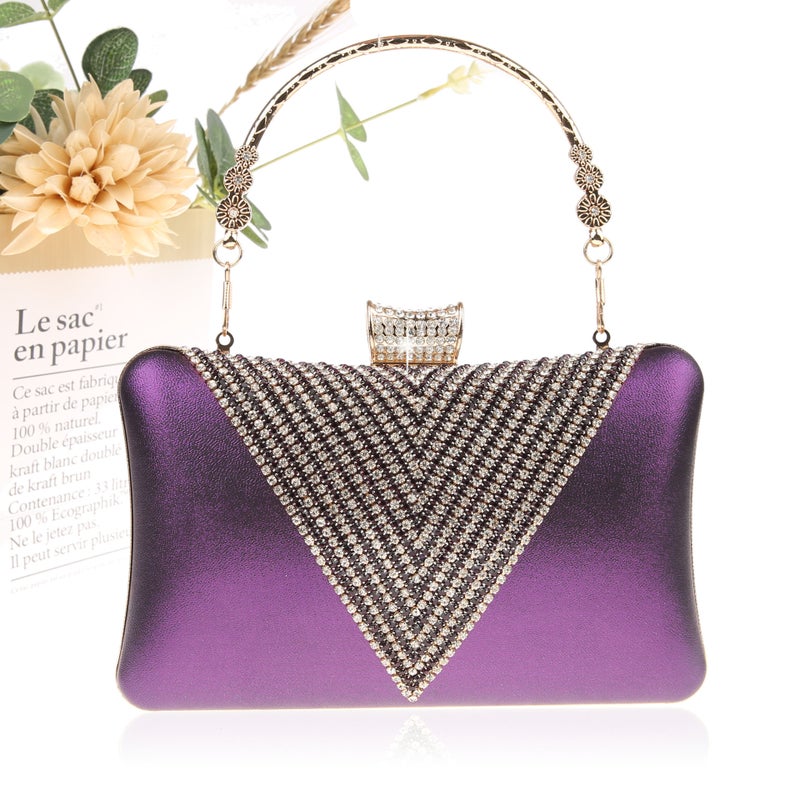 Women'S Bag High-Quality Rhinestone Bag Luxury Atmosphere Banquet Bag Portable Banquet Bag Good For Practical Name Yuan Bag - Image 5