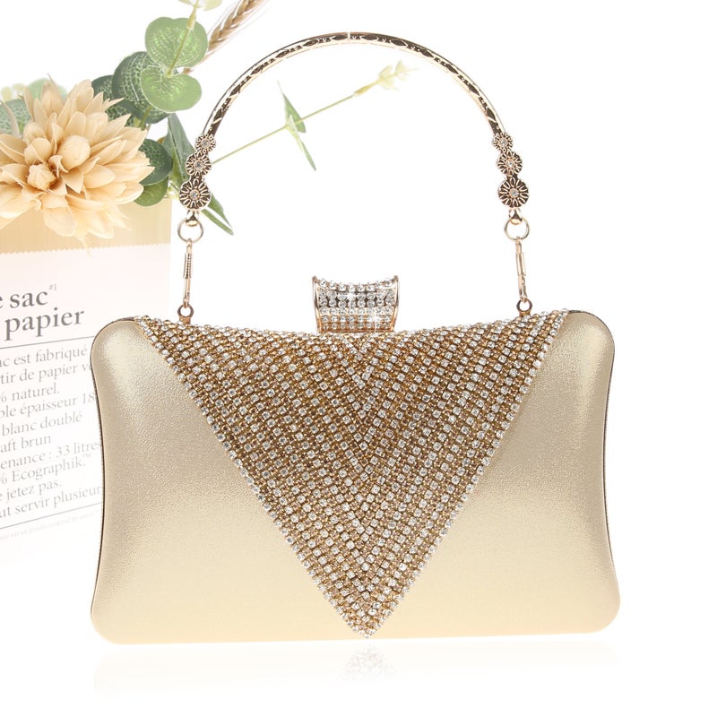Women'S Bag High-Quality Rhinestone Bag Luxury Atmosphere Banquet Bag Portable Banquet Bag Good For Practical Name Yuan Bag - Image 2
