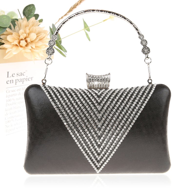 Women'S Bag High-Quality Rhinestone Bag Luxury Atmosphere Banquet Bag Portable Banquet Bag Good For Practical Name Yuan Bag - Image 3