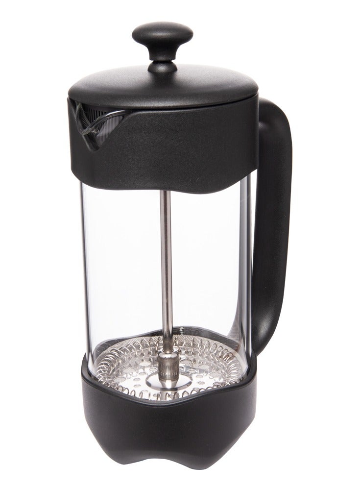 Biggcoffee French Press 1000 ML Coffee Maker, 6 Cup Coffee Maker, Stainless Steel Lid Coffee Maker, Heat Resistant, Borosilicate Glass, Coffee Pot - FY92 - Image 2