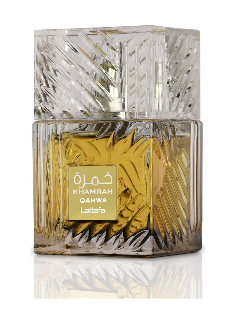 Lattafa Khamrah Qahwa Eau de Parfum For Unisex,100ml  - Image 2