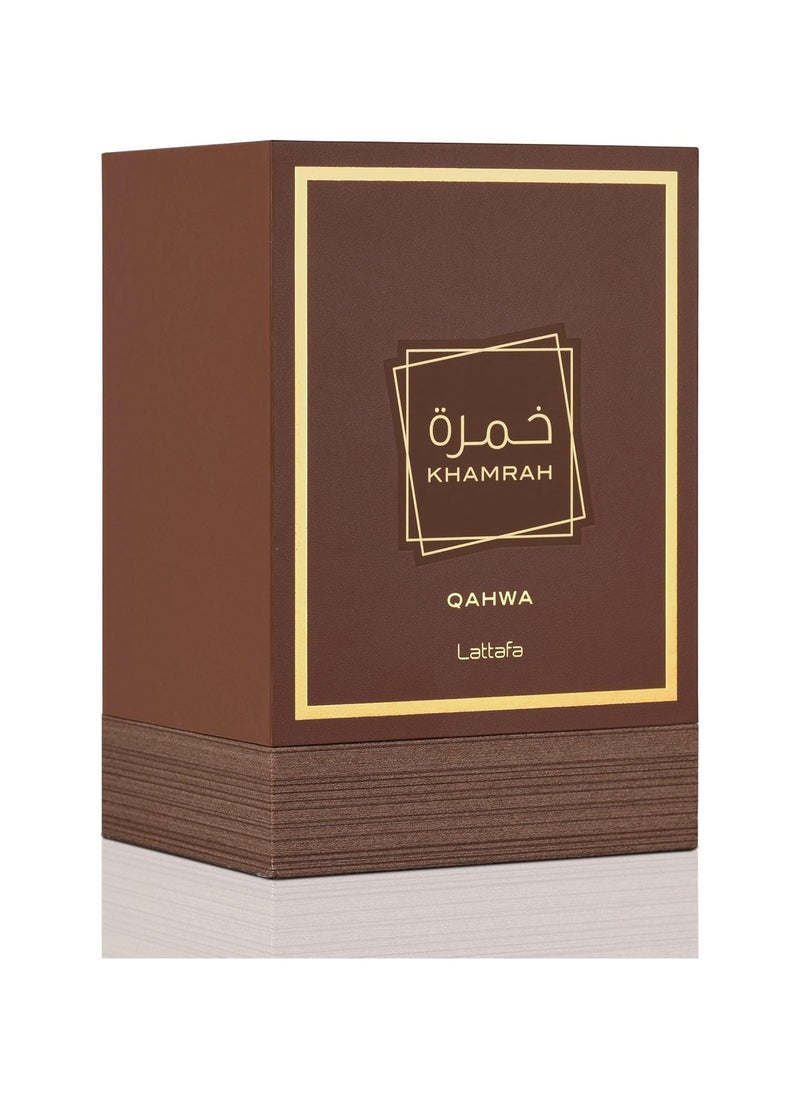 Lattafa Khamrah Qahwa Eau de Parfum For Unisex,100ml  - Image 3