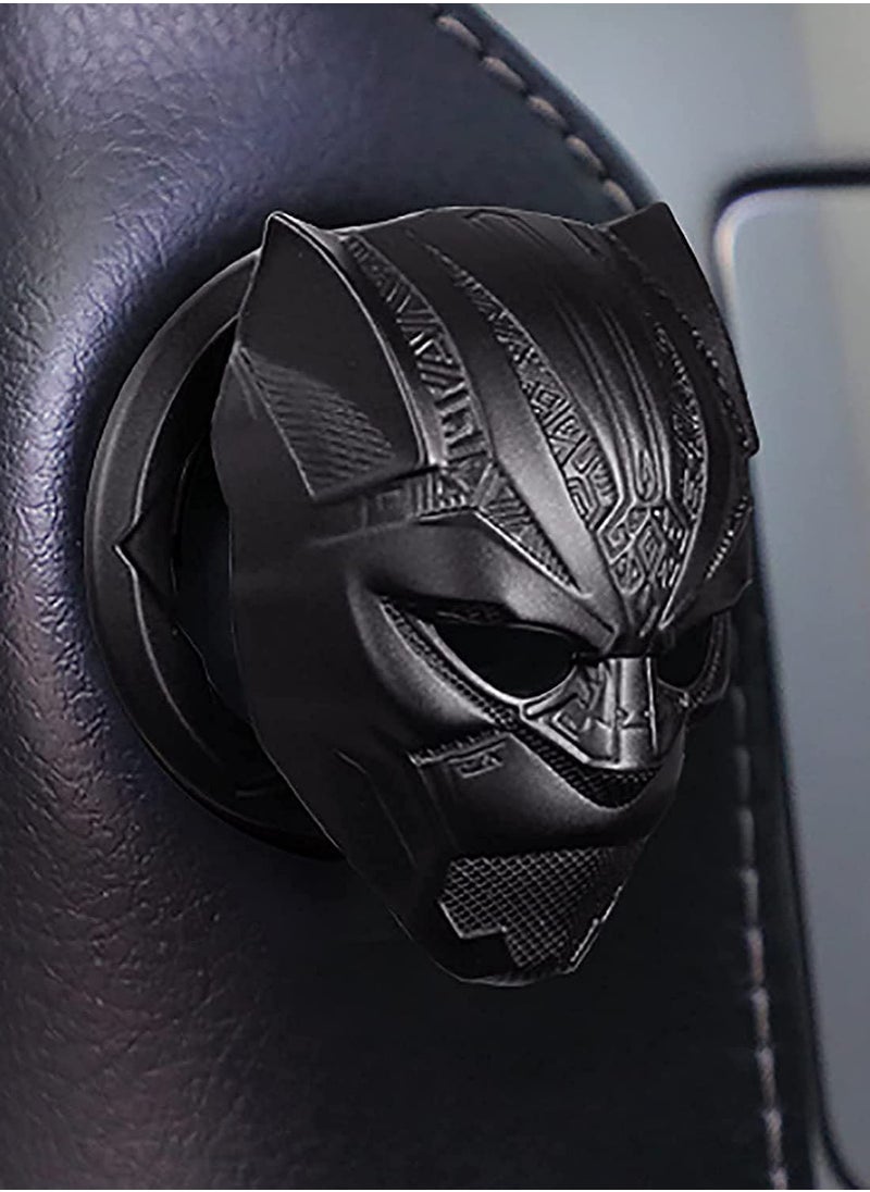 SYOSI - Car Engine Start Cover of Black Panther Push, Start Stop bu tton Cover Replacement Push bu tton Car Engine Start Stop Trim Protector Key Ring Circle Cover 3D Car Interior Accessory Black1 - Image 1