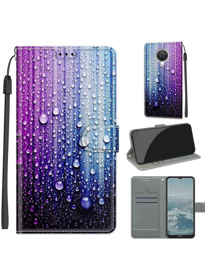 Voltage Coloured Drawing Magnetic Clasp Horizontal Flip PU Leather Case with Holder & Card Slots For Nokia G20 / G10 / 6.3