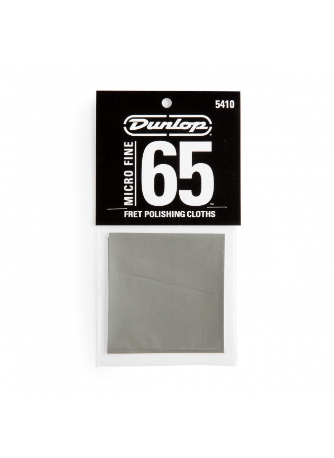 JIM DUNLOP JIM DUNLOP 5410 Micro Fret Polishing Cloth, 2/Bg 