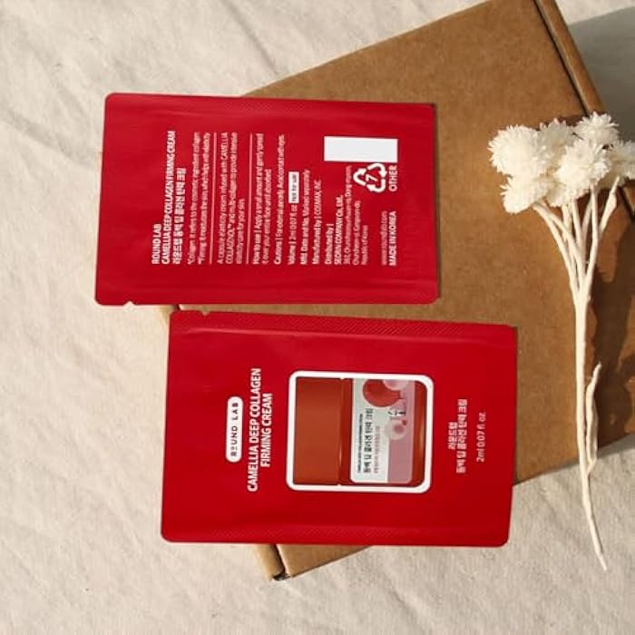 Round Lab Camellia Deep Collagen Firming Cream 2Ml - Image 4