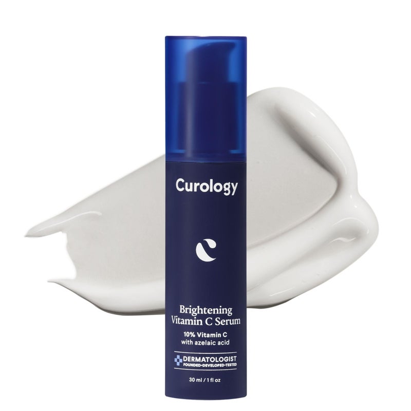 Curology Brightening Vitamin C Serum, Visibly Evens Skin Tone, Smooths Texture, and Calms Redness, Milky Texture, 1 fl oz - Image 1