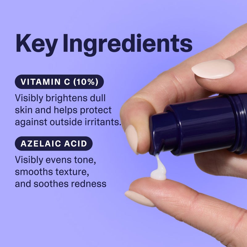 Curology Brightening Vitamin C Serum, Visibly Evens Skin Tone, Smooths Texture, and Calms Redness, Milky Texture, 1 fl oz - Image 4