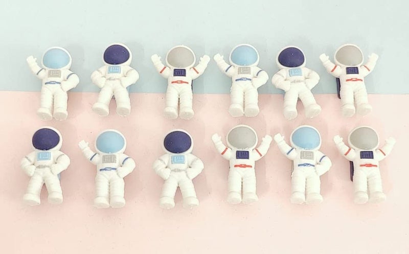 AMANVANI Space Erasers for Kids Cute Fun Puzzle Erasers for Students Prize Gifts Party Favors Return Gift for Kids Mini Novelty Pencil Erasers for Kids 6 pcs - Image 3
