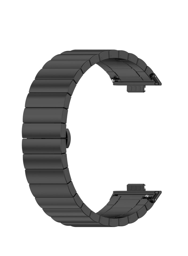 Straps Compatible with Huawei Watch Fit 3 Strap Metal Stainless Steel Bands Replacement Solid Band Business Bracelet for Huawei Watch Fit3  - Image 3