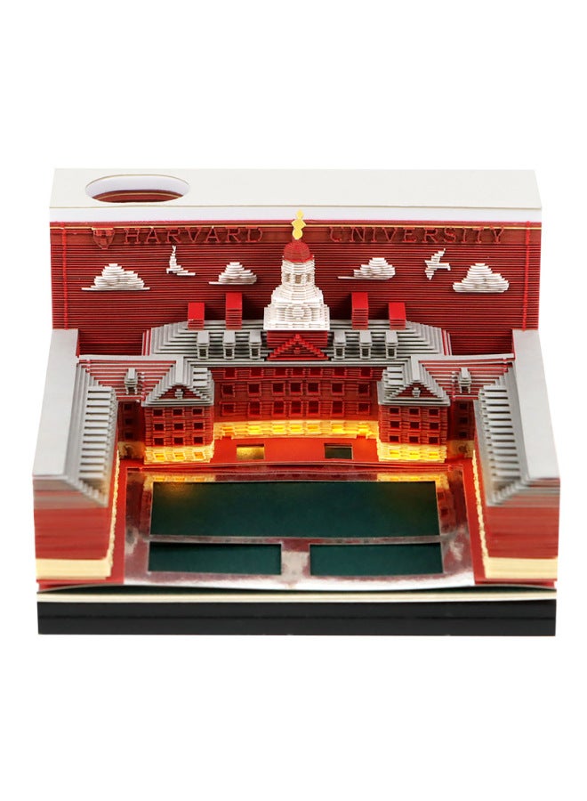 Harvard University Paper Carving Calendar Desktop Ornaments For Teachers And Classmates Graduation Commemorative Creative Gifts 3d Stereo Notes