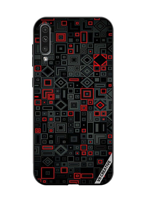 Protective Case Cover For Samsung Galaxy A50/A50s Abstract Design Multicolour