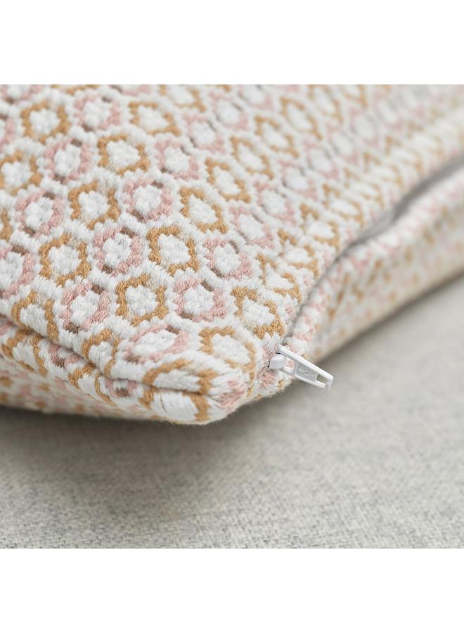 erorex Cushion cover, white/light pink, 50x50 cm - Image 4