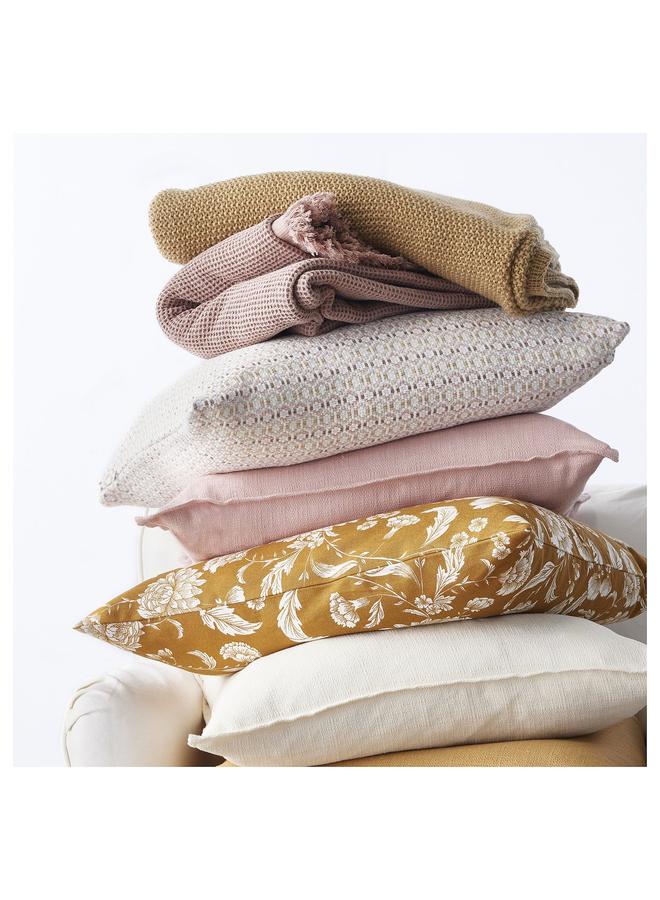 erorex Cushion cover, white/light pink, 50x50 cm - Image 5