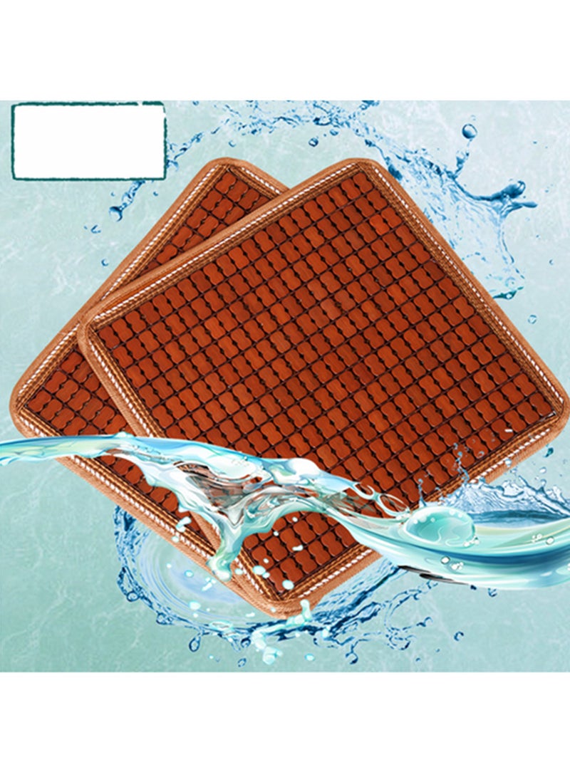 Sharpdo Summer Mahjong Mat Cushion Office Sedentary Chair Cushion Summer Breathable Seat Cushion - Image 3