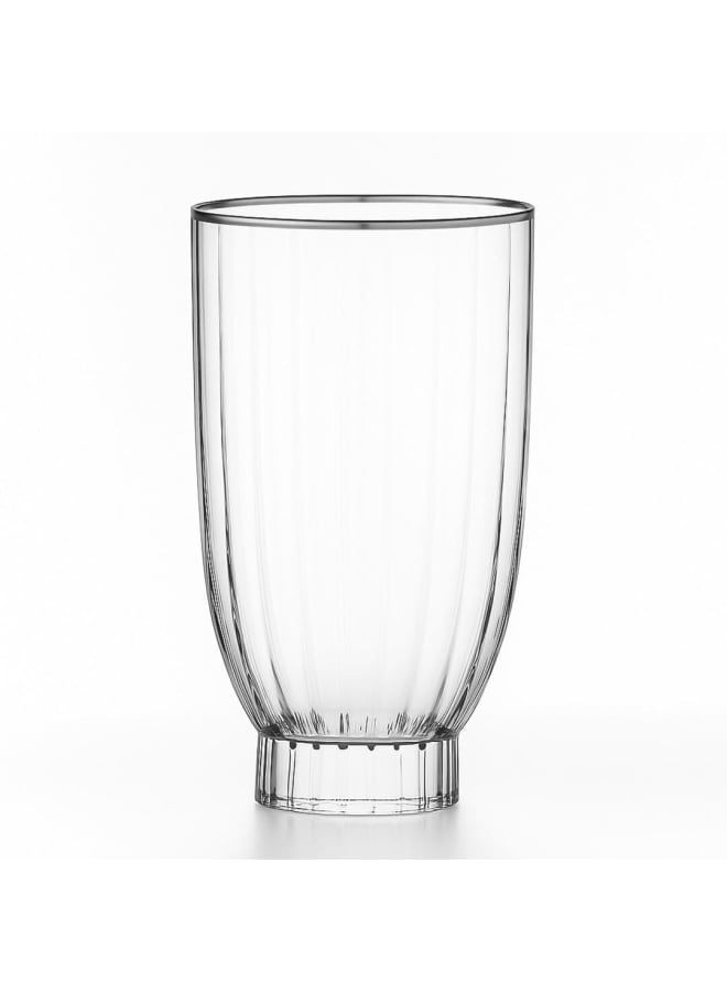 Amore Highball Glass Set 6 Pieces 410 - Silver silver 410ml