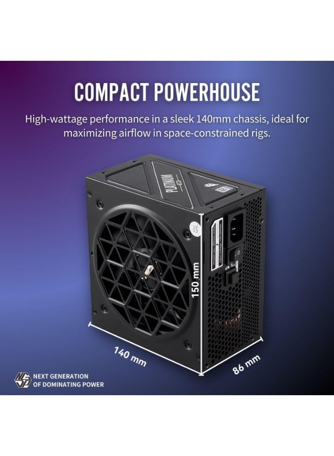 1STPLAYER 1ST PLAYER NGDP 1300W Power Supply Fully Modular, 80+ Platinum & Cybenetics Platinum, ATX 3.0, PCIe 5.0 12VHPWR, Silent FDB Fan, High-End Gaming PSU - Image 2