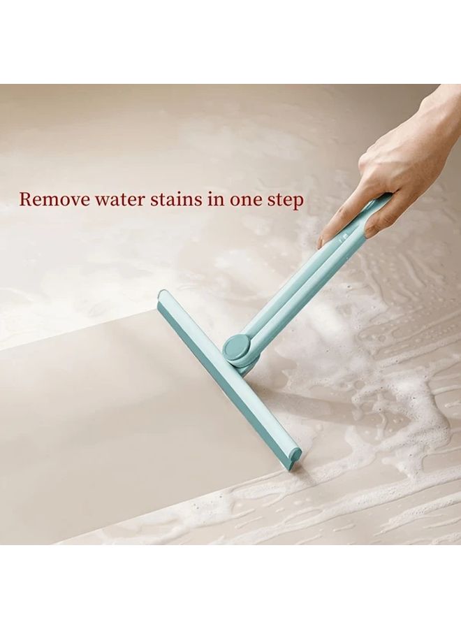 Foldable Glass Wiper And Window Cleaner With Scraper White 1pc - Image 5