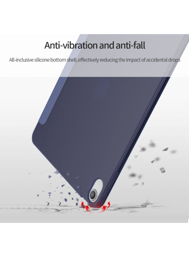 eGreen99 for iPad mini (2024/2021) 7th/6th 8.3-Inch Case cover, honeycomb Y-shaped design, multi angle, automatic wake-up/sleep, comfortable skin touch, ultra-thin Y-shaped bracket protective cover, soft TPU back,Blue - Image 2