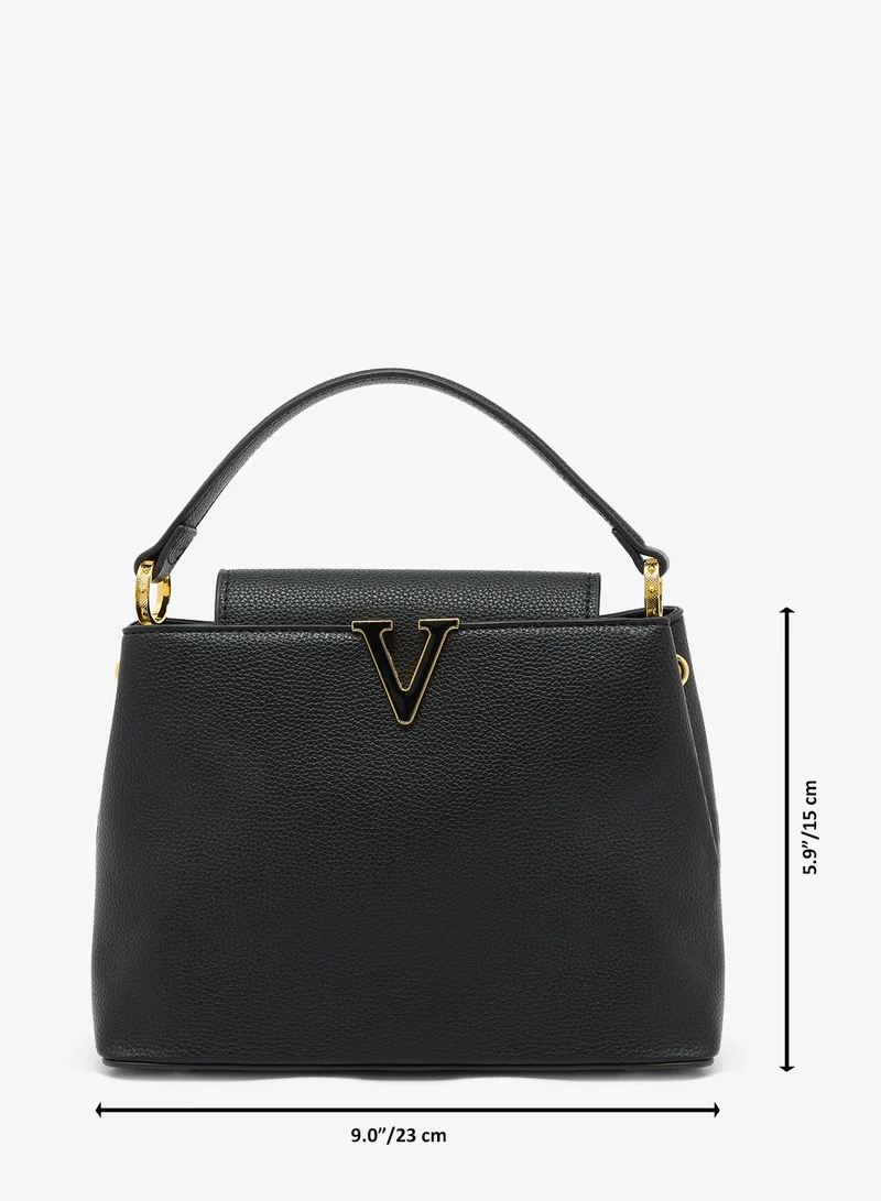 Khizana  Classic Structured Top Handle Satchel for Women | Best Price UAE