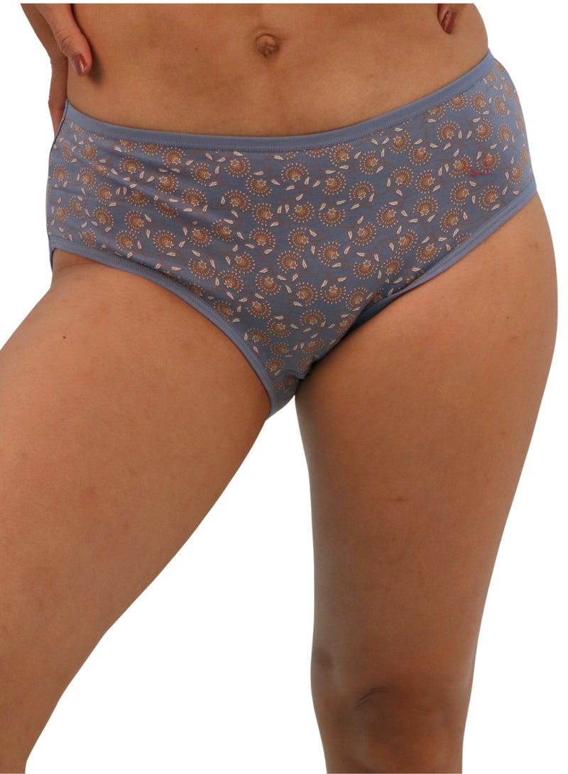 JOANNA JOANNA 33080 Women's Floral Design Mid Rise 3-Pack Panties, Multicolor  - Image 2
