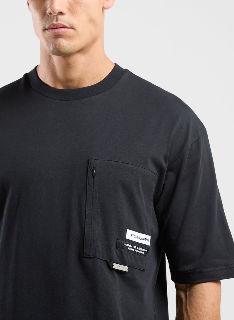 izzue Embroidery T-Shirt - Image 3