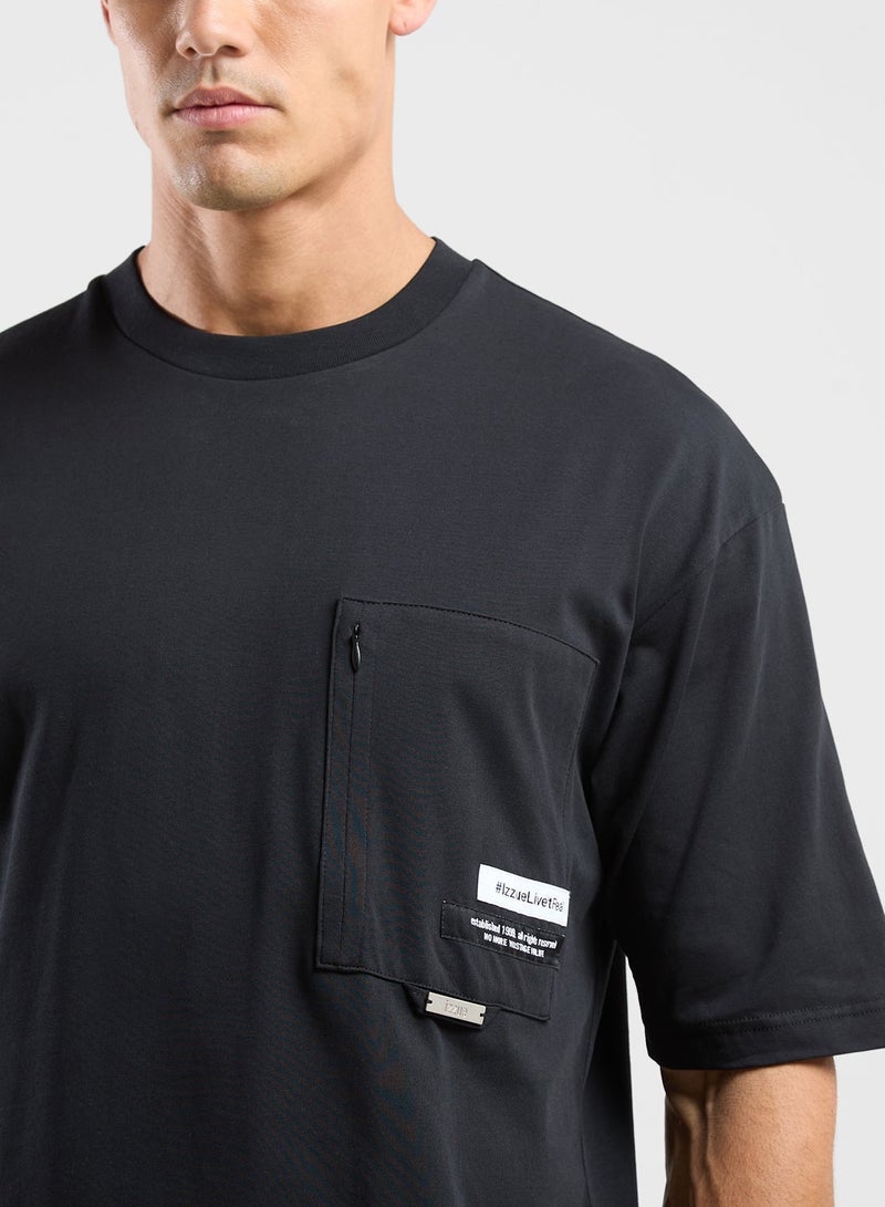 izzue Embroidery T-Shirt - Image 3