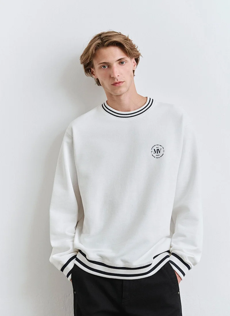 MAVI Ecru Sweatshirt