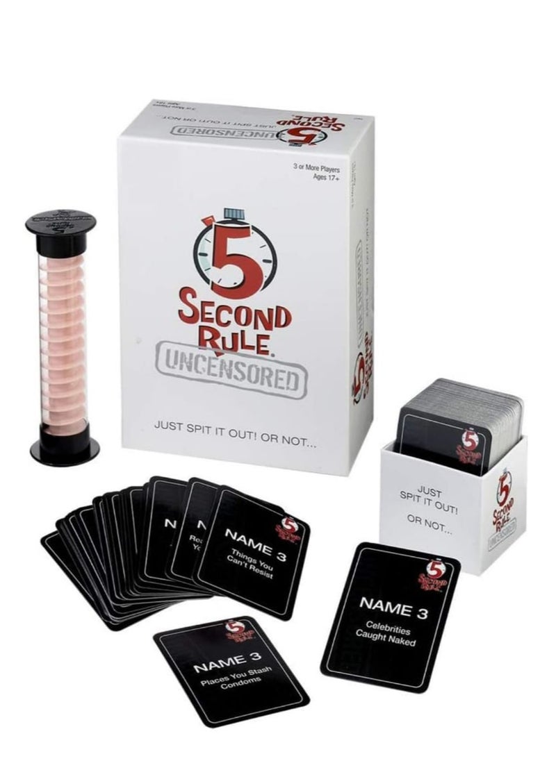 PlayMonster Playmonster 5 Second Rule - Or Not - Quick Thinking Party Game - Adult Humor - Ages 17+  - Image 2