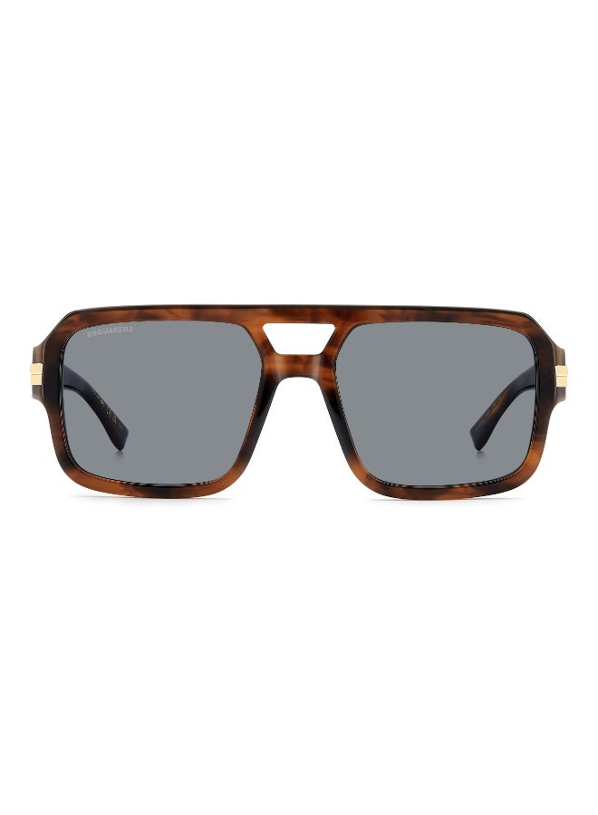 DSQUARED2 D2 0197/S Sunglasses Brown Navigator - Image 3