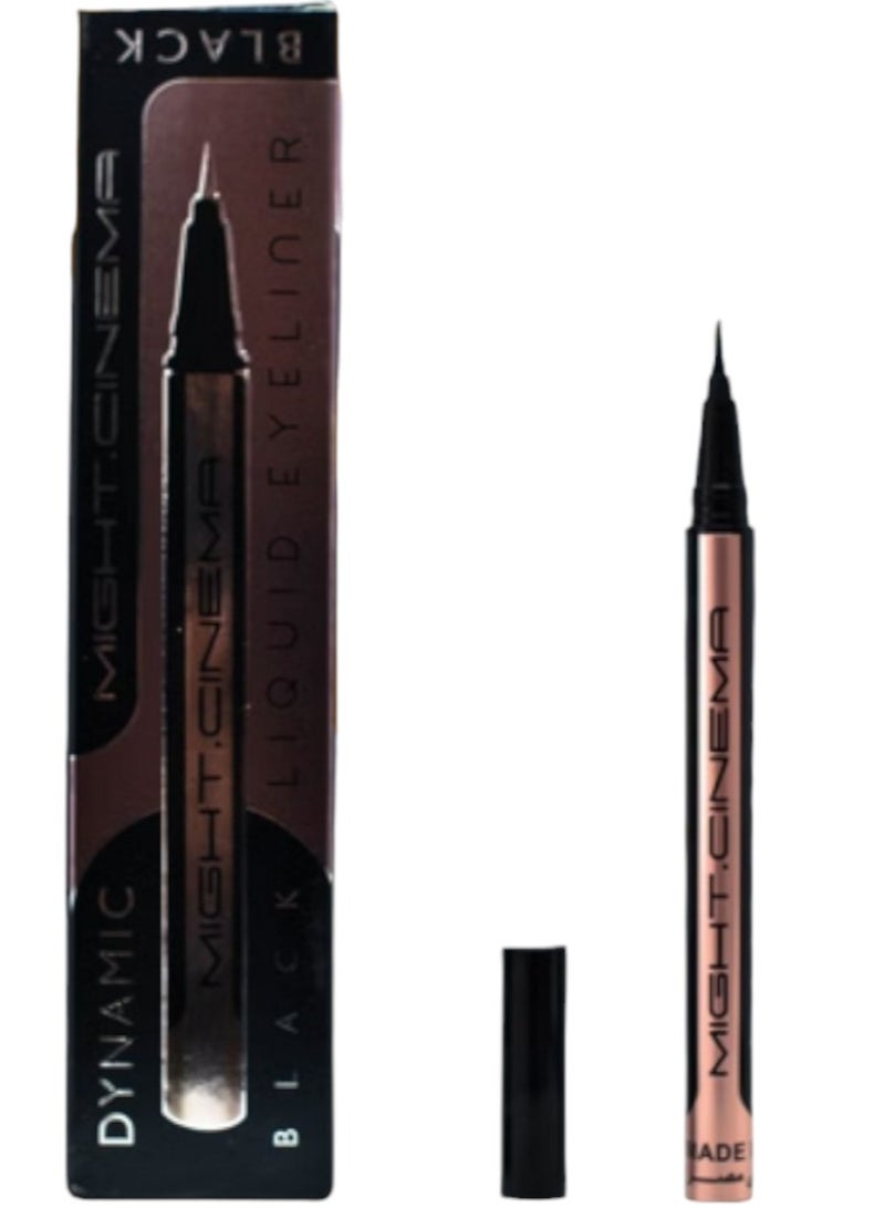 مايت سينما محدد عيون سائل ديناميكي اسود غير لامع - Image 3