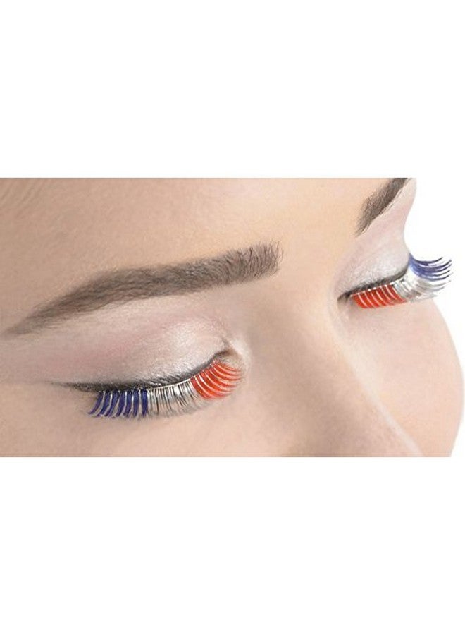 Amscan Self Adhesive Patriotic False Eyelashes 1/2" X 1" Multicolor 1 Pair - Image 3
