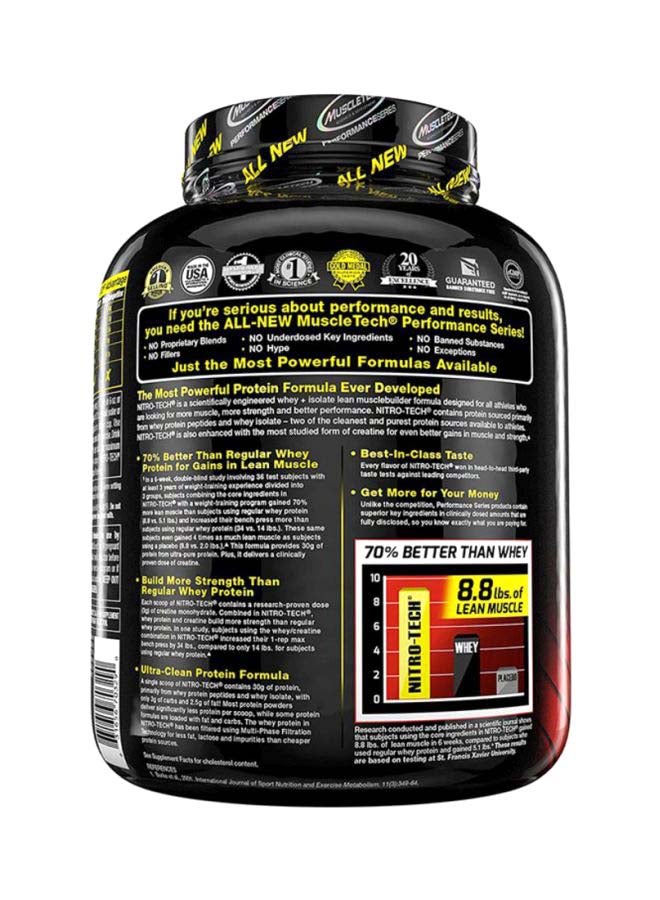 MuscleTech Nitro Tech Protein Vanilla Cream 1.81 Kg - Image 2