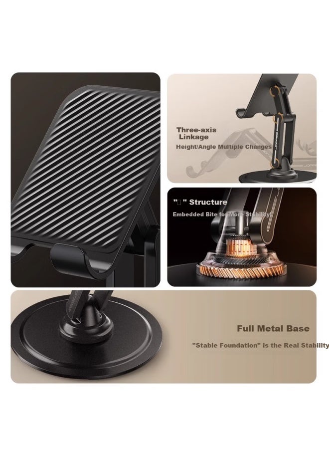 Xiaotian Mobile Phone Stand Desktop Folding Lifting Tablet Ipad Stand Lazy Bedside Live Game Reading Drama Multi-function Compact And Convenient For Huawei Mate70 - Image 2