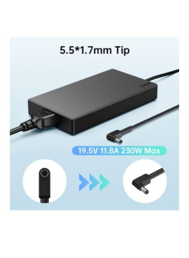 Terabyte شاحن لابتوب 230 واط لأيسر 300 PH315-53 PH315-54 PH315-53-72XD 300 PT315-53 500 PT515-52 PT515-52-73L3 أيسر نيترو 5 16 17 AN16-51 AN17-71 محول طاقة - Image 3