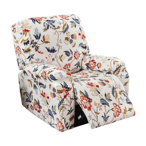HAOYONG Recliner Chair Covers Stretch Recliner Slipcovers Washable Lazyboy Recliner Cover 4 Pieces Covers for Recliners 1 Seat Recliner Couch Covers Furniture Protector Prevent Stain and Pets Hair - Image 1