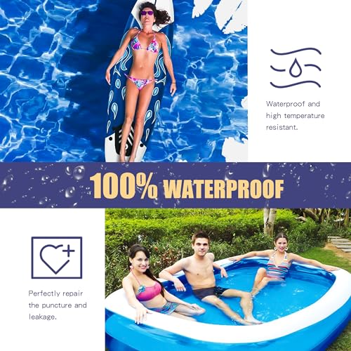 Breliter Inflatable Patch Repair Kit - Waterproof TPU Pool Repair Tape, Heavy Duty Repair Patch for Air Mattress, Bounce House, Inflatable Toys, Tent, Swimming Ring - 10 Packs of 2.5in x 2.5in, Square - Image 5
