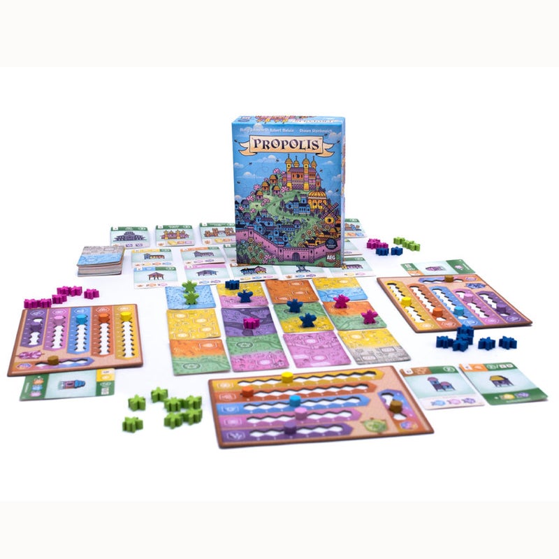 AEG Games AEG & Flatout Games | Propolis - Big Engine Building Worker Placement Strategy Game in a Small Box | Deploy Bees, Build Hives | Ages 10+ | 1-4 Players - Image 3