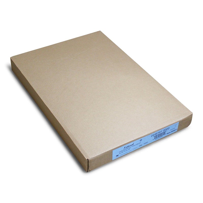 P Paterson Paterson Paper 16 x 24 Full Size Unbleached Quilon Coated Reusable Baking Parchment Paper Sheets BunSheet Pan Liners  1000Case  425F  NonStickGreaseProof 