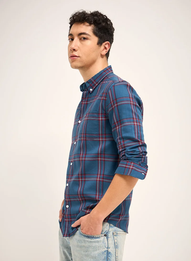 THE BEAR HOUSE Cotton Shirt for Men | Slim Fit, Long Sleeve, Casual & Formal Wear | Soft, Breathable Fabric for Office, Everyday, & All-Season Use in Classic & Trendy