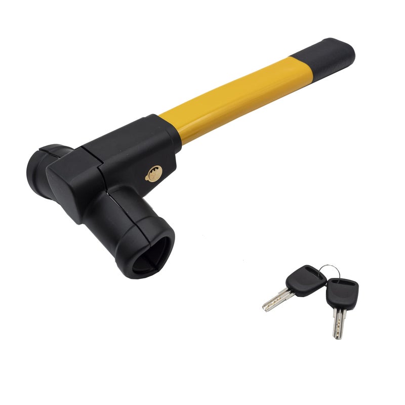 Generic UKB4C ZEKER Car Steering Lock Universal Fit Maximum Security Steering Wheel Lock for Cars and Vans, Anti-Theft T-Bar Immobiliser to Deter Thieves and Secure Your Vehicle  - Image 1