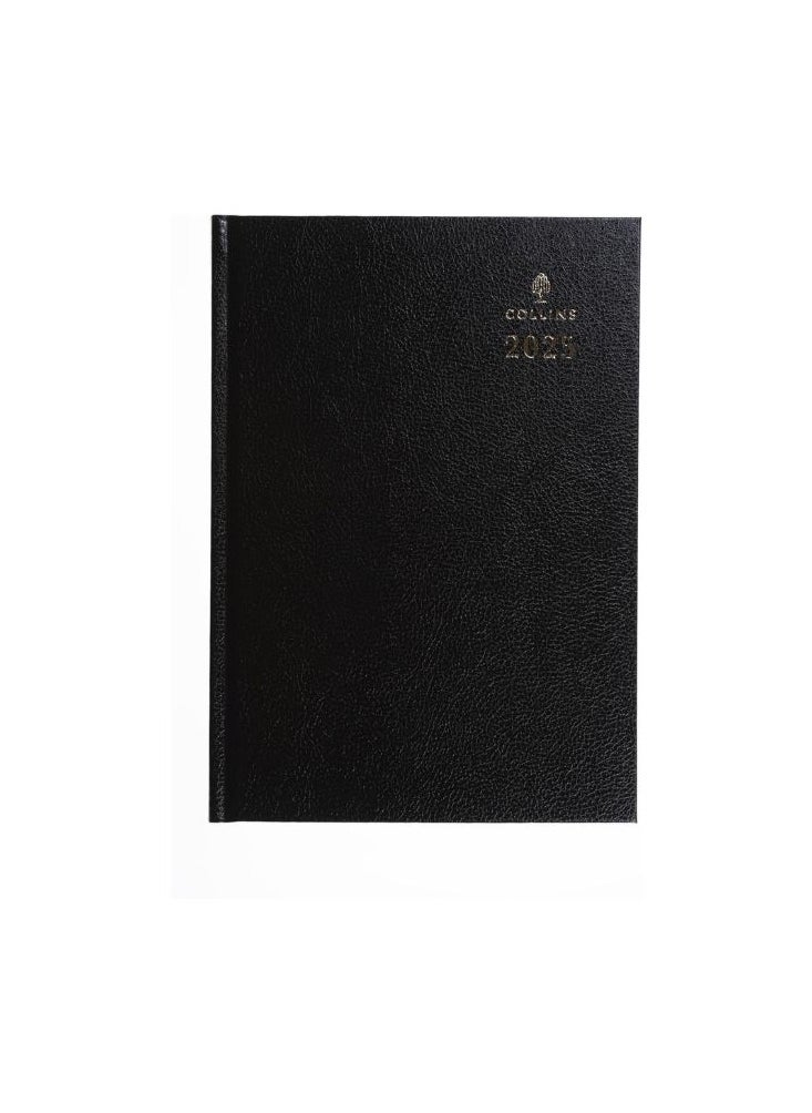 Collins Collins Standard Desk 2025 Diary for Professionals - A4 Day to a Page Business Diary - Black - (44.99-25) - Premium Business Planner with Hardback Leathergrain Covers  - Image 3