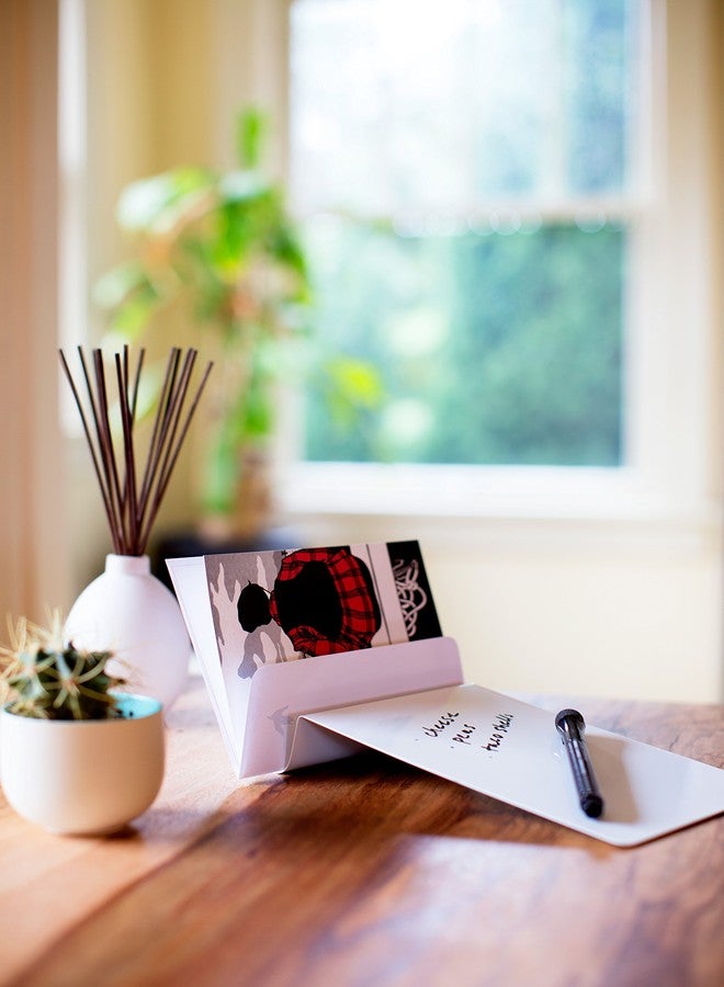 Three by Three Seattle 5.5 x 9 Inch to.do Dry Erase Board with Marker for Memos, Lists, and More in Office, Home, Classroom, and Event Spaces (White) - Image 4