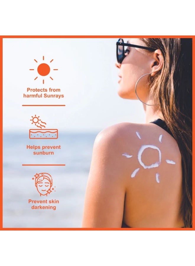 N Plus Professional Sun Screen Lotion SPF 30, UVA & UVB Protection, Sunblock with Moisturising & Lightening Advantage, 50 mL - Image 4