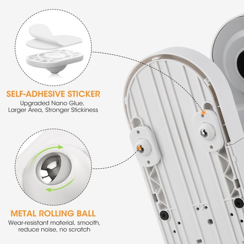 Aieve Appliance Rollers, 8 Pack Small Appliance Slider, Self Adhesive Caster Wheels, Mini Swivel Wheels for Kitchen Countertop Easy Moving - Image 3