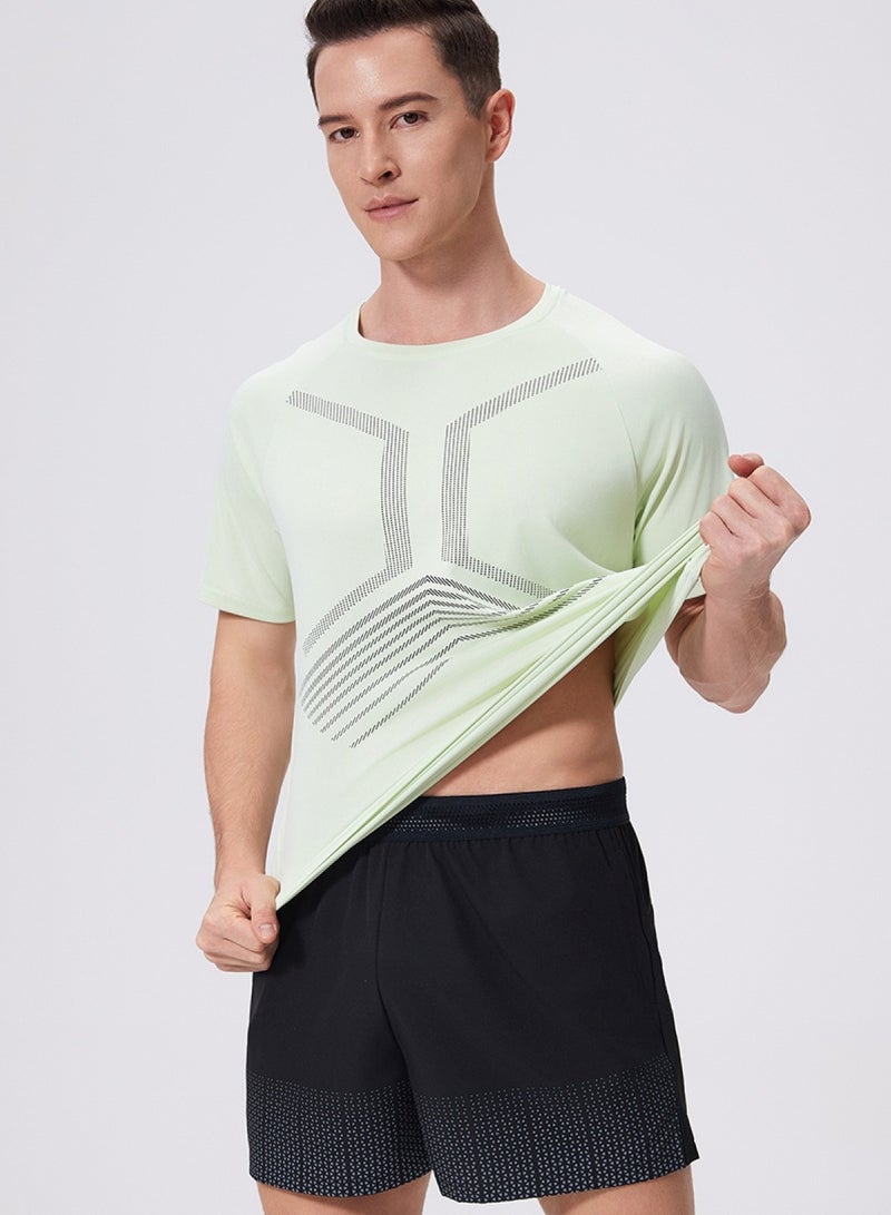 luluesses Quick drying t-shirt for men  Breathable Gym clothes Stylish  - Image 5